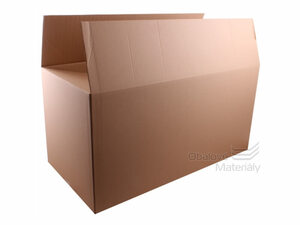 Klopová krabice 790*390*390 mm, kartonová, 5-vrstvá