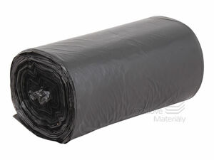 Odpadkové pytle LDPE 60l, 60*70 cm, černé, role 50 ks