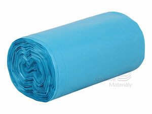 Odpadkové pytle LDPE 60l, 60*70 cm, modré, role 50 ks