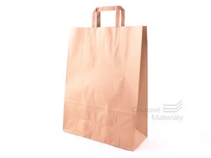 Taška 32*13*42,5 cm, hnědý sulfátový papír 100 g