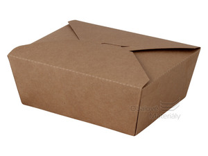 Papírový menu box 175*137*63 mm, 1400 ml, balení 50 ks