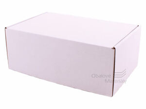 Poštovní krabice bílá 250*160*100 mm, 3-vrstvá