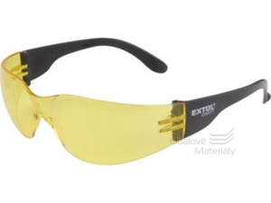 Ochranné brýle, žluté, s UV filtrem EXTOL CRAFT 97323