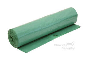 Pytle na odpad LDPE 70*110 cm, typ 60, role 25 ks, zelené