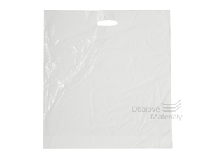 Taška LDPE 55*60+5 cm průhmat BÍLÁ