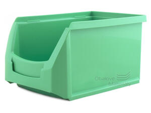 Plastová ukládací bedna "B" zelená, 230*150*125 mm