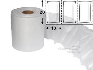 Folie HDPE na vzduchové polštářky, 200*130 mm, 600m