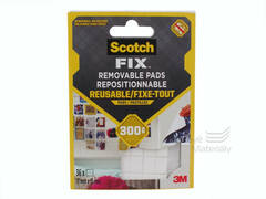 3M Scotch snímatelné lepicí polštářky 36 ks, 11*15 mm