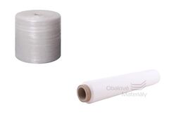Set bublinková fólie 50cm + bílá stretch fólie