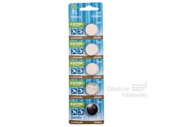 Baterie alkalická, 1 ks, 3V D (CR2016), Extol 42053