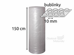 Bublinková fólie 150cm - role 100m