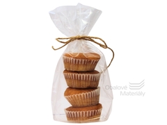 Celofánové sáčky 14*21 cm, křížové dno, balení 100 ks