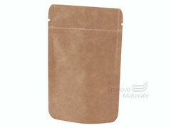 Doypack sáček 85*140 mm, 100 ml, 3-vrstvý, KRAFT/AL/PE - 100 ks