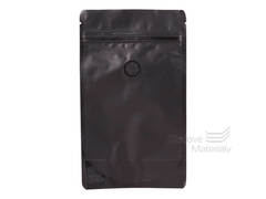 Doypack sáček s ventilem 130*225 mm, 150 g, černý mat, 10 ks