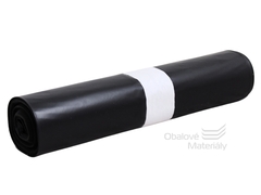 Plastové pytle LDPE 120l, 70*110 cm, typ 100, role 15 ks, černé
