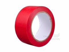 Lepící páska PVC, červená, 50 mm*30 m