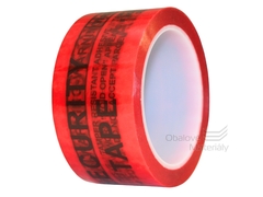 Bezpečnostní páska pečetící 50 mm*50 m červená