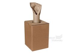 Mačkaný papír v boxu, 350 mm/400m, 80g/m2