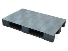 Paleta plastová plná, 1200*800*150 mm, šedá