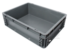 Přepravka euro plná 400*300*120 mm šedá