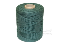 Provázek bavlněný zelený 110m, tloušťka 2 mm