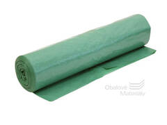 Pytle na odpad LDPE 120l, 70*110 cm, typ 60, role 25 ks, zelené