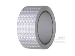 Reflexní páska stříbrná, 50 mm*10 m