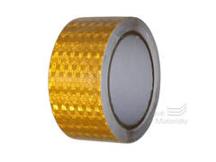 Reflexní páska žlutá, 50 mm*10 m