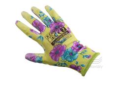 Dámské pracovní rukavice, vel. 7, X-Color s potiskem