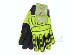 Rukavice pracovní X-Bumper, vel. 10, s ochranou prstů a kloubů
