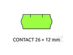 Cenové etikety REFLEXNÍ ZELENÉ, 10 míst 26*12 mm - 6 ks