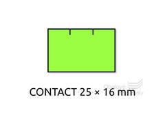 Cenové etikety REFLEXNÍ ZELENÉ, 10/10 míst 25*16 mm - 6 ks