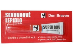 Sekundové lepidlo Den Braven, 3g
