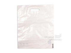 Taška LDPE 38*45+5 cm průhmat BÍLÁ