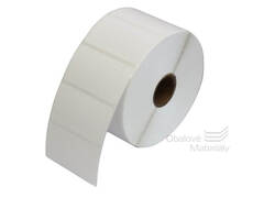 Samolepící termoetikety 57*32 mm, role 2100 etiket