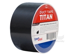 TITAN lepící páska DUCT tape, 50 mm * 10 m, černá