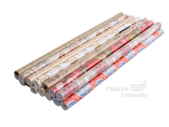 Dárkový balicí papír 70*200 cm, různé motivy