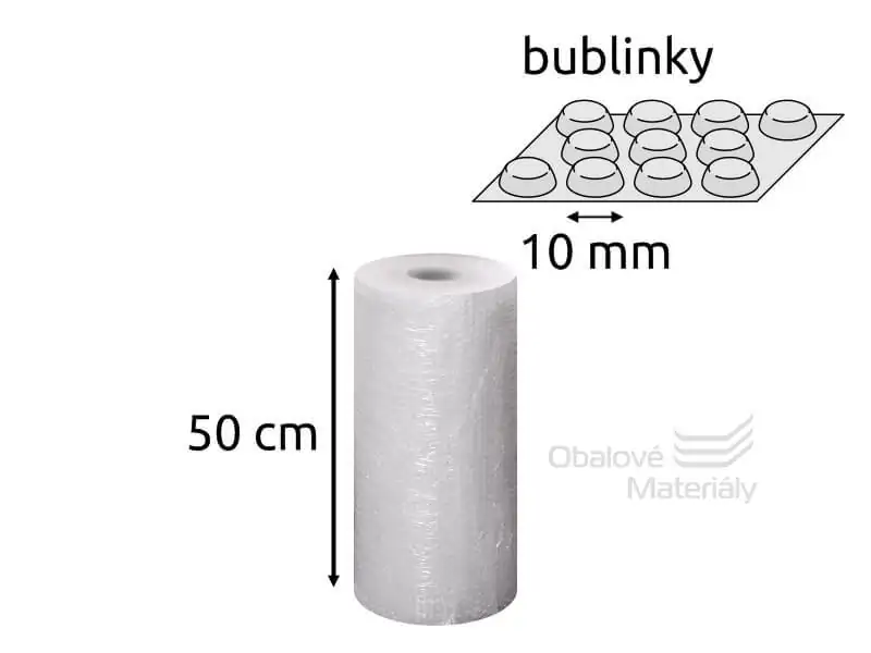 Bublinková fólie 50 cm, role 20 m