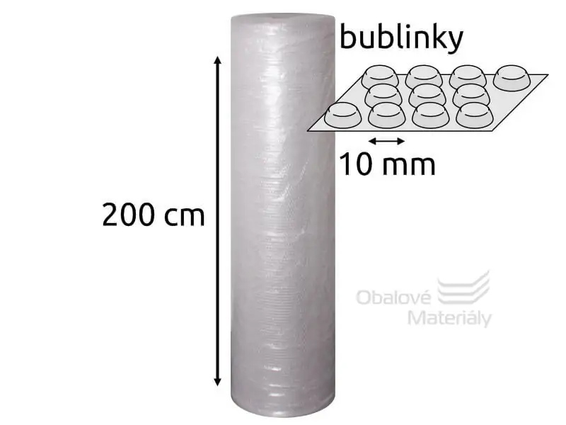 Bublinková fólie 200 cm - role 100 m