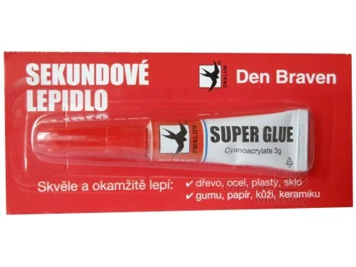 Sekundové lepidlo Den Braven, 3g